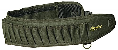 BENISPORT - Canana Caqui Calibre 12 - Capacidad de hasta 26 Cartuchos - Interior Acolchado - Camuflaje (40-48)