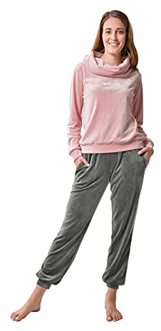 RAIKOU Damen Hausanzug Freizeitanzug Fitnessanzug Trainingsanzug Jogginganzug Schlafanzug
