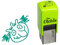 Trodat Olchi Mädchen Stempel für Kinder, Stempelset zum spielerischen Händewaschen – 1 Motiv, Sprachneutral, Selbstfärbend, dermatologisch getestet, 20 x 20 mm, Abdruck Grün, inklusive Stempelpass