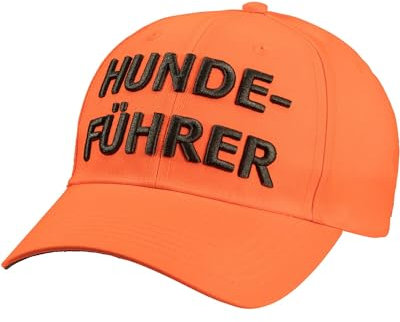 Parforce Hundeführer-Cap Hatz-Watz Signalorange Einheitsgröße