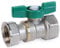 R251WX073 R251WP Kugelhahn F-F 1/2 F x Kappe 3/4 F GIACOMINI