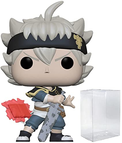 Funko POP Black Clover - Asta Pop! Vinyl Figure (Bundled with Compatible Box Pop Protector Case), Multicolor, 3.75 inches