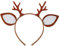 KarnevalsTeufel Haarreif Rehkitz Reh Kopfschmuck Weihnachten Nikolaus Fotobox Karneval Geweih Bambi Rudolf Accessoire Rentier