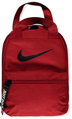 Nike JDI Zip Pull Lunch Bag, Red, One Size, Red, One Size, Unique
