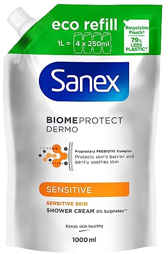 Sanex Biome Protect Dermo Sensitive Recharge de gel douche 1000 ml