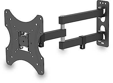 Support mural fixe pour TV LED LCD OLED et plasma de 26 à 55 - Support TV ultra fin - Support TV super résistant (support TV TMX200)