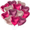 ASTARON 30 Stück 45cm Herz Luftballons für Valentinstag Deko Accessoires, 18In Große Herz Luftballons Weinrot Rot Roségold Herz Luftballons für Romantische Nacht Hochzeit Brautdusche Dekorationen