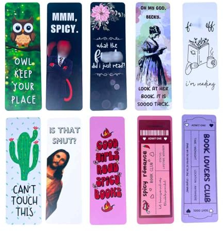 10 lustige Lesezeichen, lustige Lesezeichen zum Lesen von Jesus is That smutt smut off I'm Reading Can't Touch This für Erwachsene Frauen Buchliebhaber Geschenk Geschenk Mutter Oma Freund Geschenke