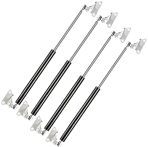 NERTOEE Gas-Stoßfeder-Stützstange für robuste Werkzeugkasten, Wohnmobil, Bettabdeckung, Falle Tür, Fenster, Bootsluke und andere DIY-Projekte, 4 Stück