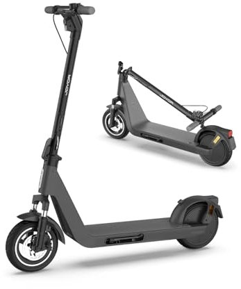 Joyor LiteGo - Patinete eléctrico Adultos - Autonomía 50km, Ruedas de Aire 10”, Resistencia al Agua, Freno de Disco Delantero, E-ABS Trasero, Doble Suspensión Delantera - Homologado DGT