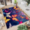Bereichsteppich,3D-Teppichbunter Fantasy-Schmetterling Entscheidender Moment Gedruckt Wohnkultur rutschfest Weich,Kinderzimmer-Teppich - Polyester-Soft-Touch 80 X 120 cm / 31.5 X 47.2 -9K3C7J3