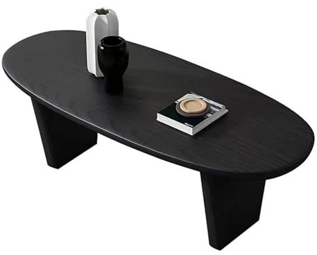 QWBDNMQP Mesa Wohnzimmer Couchtisch Massivholz Oval Sofa Beistelltisch Wabi-sabi Wind Sitzen Auf Dem Boden Kleiner Esstisch Centro