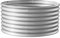 Land Guard 2×2×2ft Galvanized Raised Garden Bed Kit, Round Silver Outdoor Planter Box, Large Metal Raised Garden Beds for Vegetables