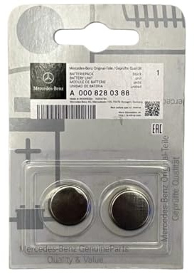 Bateria Mando Pack x2 Original Mercedes-Benz Key Fob A0008280388