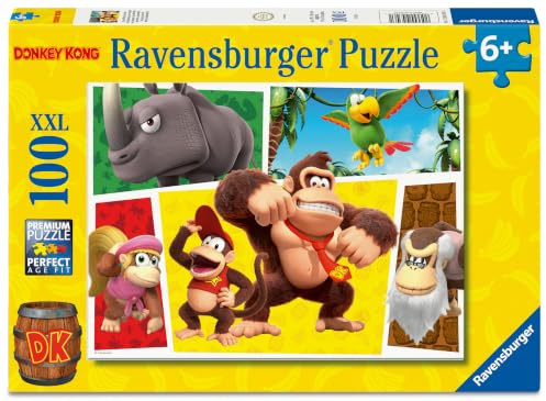 Kinderpuzzle 100 XXL Teile - Nintendo Super Mario - Die Affen sind los!