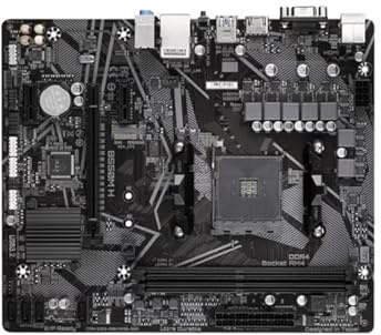 Placa Base para Juegos Fit For Gigabyte B550M H Micro-ATX AMD B550 DDR4 M.2 128G PCI-E 4.0 Placa Base AM4 con Conector de Doble Canal
