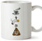 MUGFFINS Taza Café y Cigarro, Muñeco de Barro - Regalo Original para Familia y Amigos