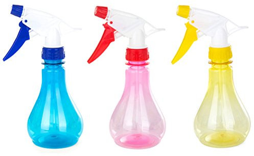 BESTOMZ 3 STÜCKE Sprühflasche Kunststoff Blumen Pflanzen Gießkanne Sprinkler Sprühflasche 250 ML (Zufällige Farbe)