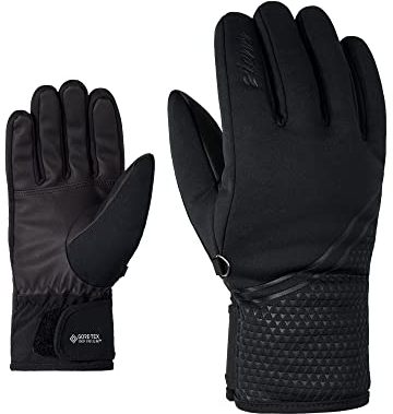 Ziener Damen Kanta GTX INF Ski-Handschuhe/Wintersport | Atmungsaktiv, Warm, Winddicht, Soft-Shell, Black, 7.5
