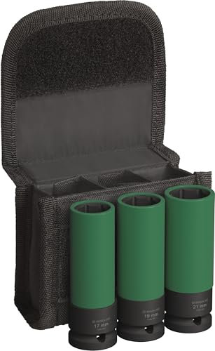 Bosch 3 x PRO Impact Socket Set with PET Covers (92 x 38 mm, Professional Accessories Drill and Screwdriver)