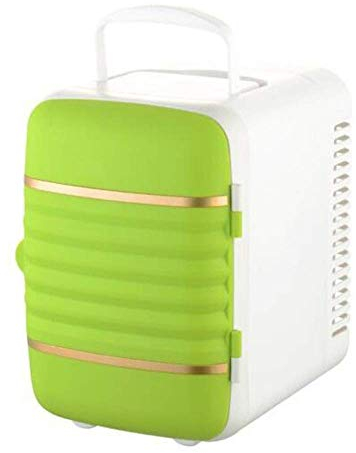 FZYE Mini réfrigérateur Portable, Refroidissement Silencieux, Faible consommation d'énergie, Compact rétro, Debout Libre, 12V220V-pour Voitures, Maisons, Bureaux et dortoirs, Vert