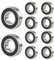 10 Stück 6002-2RS Kugellager 15 mm x 32 mm x 9 mm doppelt geschützte Rillenkugellager für DIY, Drehbänke, Motoren, 3D-Drucker, Fräsmaschinen, verschiedene mechanische Geräte, etc.