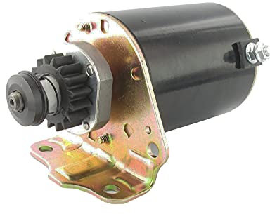GREENSTAR - Démarreur Electrique - Pignon 16 Dents - Induit 108mm - Pour Modèles Monocylindre BRIGGS & STRATTON - Pièce Origine 399169, 490420, 494990, 497401, 497461, 499521, 691262, 795121