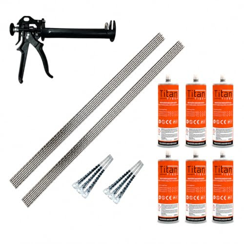 Crack Stitching Mini Helical Bar & Resin Kit - Titan Ties ®