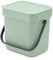 Brabantia - Sort & Go Abfallbehälter 3L - Kleiner Recyclingbehälter - Tragegriff - Pflegeleicht - Für die Arbeitsplatte oder den Küchenschrank - Küchenmülleimer - Jade Green - 19 x 14 x 18 cm