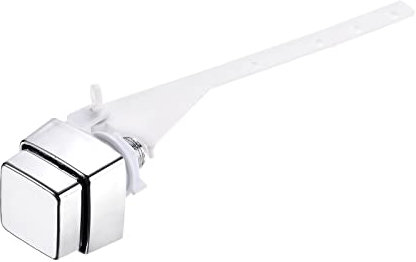 sourcing map Toilet Flush Lever Handle, Push Button Toilet Tank Handle Replacement Universal Side Mount Toilet Trip Lever, Plastic Lever