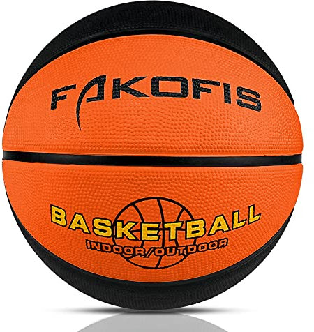 FAKOFIS Kinder Basketball Größe 3, Jugend Basketballs Größe 5,Größe 7,Outdoor Indoor Street Basketball,Arena Training Erwachsene Anfänger Basketbälle