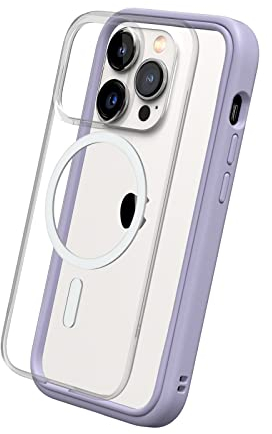 RhinoShield Modulares Case kompatibel mit MagSafe für [iPhone 14 Pro] | Mod NX - Überragender Magnet, Individuell anpassbare, strapazierfähige Schutzhülle 3.5M / 11ft Fallschutz - Lavender