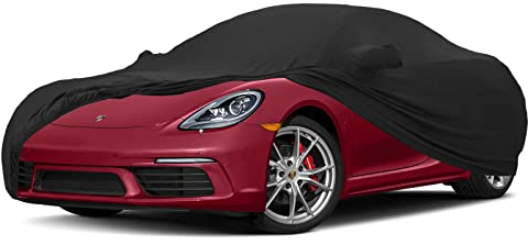Auto Abdeckplane Kompatibel mit Porsche 718 Boxster/Cayman 986/987/981/982 Base/S/T/GTS 4.0/GT4/GT4 RS 1996–2022, Innen Außen Plane Abdeckung