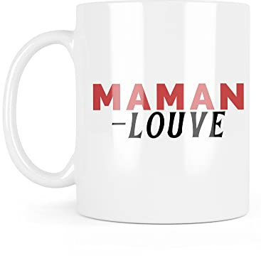 Mug céramique à message - Cadeau fête des mères - Maman louve - ref4526 - France