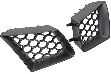 Oberer Grill für Frontstoßstange Links Rechts, Ersatz-Frontstoßstange, Oberer Haubengrill, Glänzend Schwarz, für Cordoba 6L 2002-2009