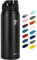 Fanhaw 750 ml Insulated Stainless Steel Water Bottle with 1 Lid (Chug Lid) - For Kids, Women, Men | Leak & Sweat Proof with Anti-Dust Lid (Black)