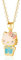Hello Kitty Sanrio Damen-Halskette mit Anh nger 45,7 cm Emaille, vergoldetes Messing, Kuromi-Halskette, offizielles Lizenzprodukt, Messing, Kristall