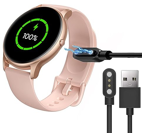 Blueshaweu Ladekabel Kompatibel mit Parsonver Smartwatch 1.32 SPROD1, Kabel Ladegerät Ladestaion für Parsonver SPROD1 Smartwatch (schwarz)
