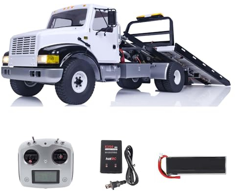 CROSSRC WT4 1/10 RC Abschleppwagen Straßenrettungsfahrzeuge lackiertes komplettes Auto Erwachsene Ferngesteuertes Fahrzeug für Erwachsene