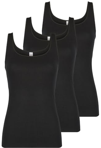 Nina von C. Damen Achselhemd Fine Cotton 70 302 111 0 Gr. 54 in Schwarz