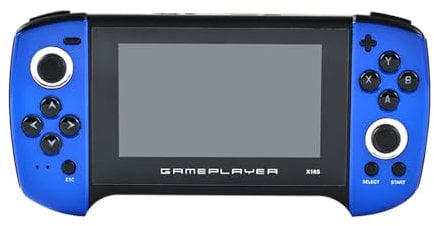 YTFSKFUI Retro Games Console, Built in 10000 Games Mini Retro Games Console with 4.3 Inch Screen, Retro Gaming Support TV Out and TF Card Expansion, Retro Handheld Game Console for Kids Adult