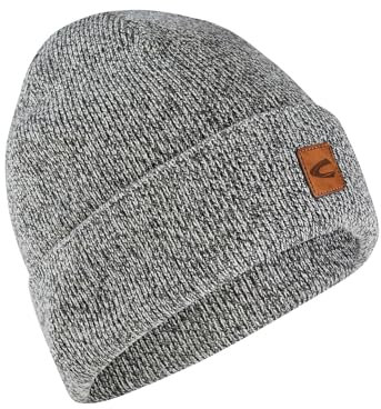 camel active Herren Beanie aus einem Baumwollmix Grau, Menswear-OS