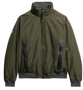 Superdry Herren City Harrington-Jacke Army Kaki S
