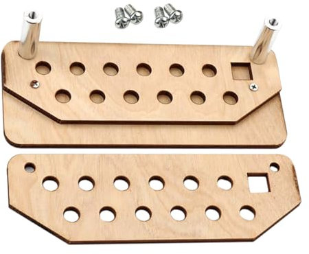 FONDOTIN Werkzeugaufbewahrungsregal Aus Holz Abnehmbares Mehrloch-werkzeug-organisationsregal Werkzeughalter Für Lederkunstherstellung