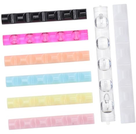 CRILSTYLEO 8pcs Acrylic Nail Art Brush Storage Racks and Practical Holders for Nail Pens Prevent Messy Workspaces for Salons and Personal Use