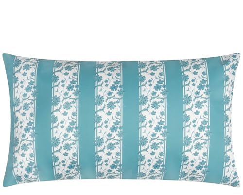 furn. Wylder Nature Chelsea Printed Outdoor Cushion Cover - Mineral Blue - 30x50cm