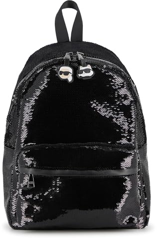 KARL LAGERFELD Z31026 Rucksack für Mädchen, Schwarz, Normale