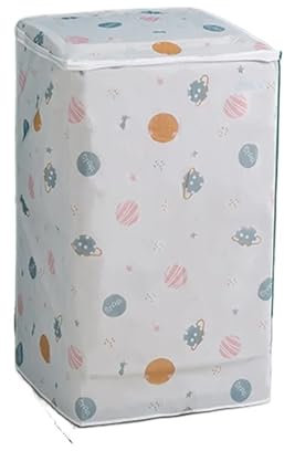 Housse Pour Lave-Linge Housse de protection solaire PEVA for Machine à laver, 2 pièces, étui étanche, veste de protection for Machine à laver, ouverture sur le dessus Pour La Maison(Top cover C)