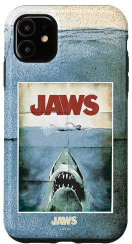 Jaws 50th Anniversary Poster Vintage Style Front & Back Case for iPhone 11
