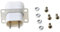 Home Elettronica Forno a microonde Magnetron Filamento Presa Convertitore 4 Pin Bianco